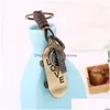 Ключевые кольца Love Skateboard Antique Sier Letter Tag Tag Weave Holders Мод