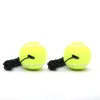 Tennis Balls Beach Tennis Professional Tennis Training Ball with 4m Elastic Rope Rebound Practice Ball with String Portable Tennis Train Ball 230606