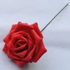 Fleurs décoratives Usine En Stock Artificielle PE Rose Avec Tige Foamflower Bouquet De Mariée Saint Valentin Faux Fleur