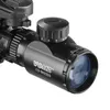 VOMZ 3-9x32 portée télémètre illuminé réticule fusil holographique 4 réticule vue 20mm rouge Grenn Laser pour la chasse-rouge