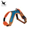 New Pet Reflective Nylon Dog Harness No Pull Adjustable Medium Large Naughty Dog Vest Safety Vehicular Lead Walking Running