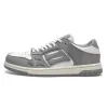 scarpe amiri Skel-Top Scarpe casual basse Skelet Bones Runner Top Low Skel Skeleton Donna Uomo Sneakers retrò Nero Bianco Scarpe stringate in vera pelle