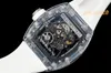 Новые часы Sonic RM35-01 имеют корпус для движения в одном с кристаллическим стеклянным материалом сапфировое кристаллическое зеркало Двойное анти-блестящее эффект натурального каучука.