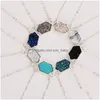 Pendanthalsband kvinnor Colorf Crystal Cluster Turquoise Diamond Necklace Europe och Amerika Simple ClaVicle Chain Gift Drop Deliver DHL3U