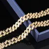 2023 Iced Out Cuban Chain Moissanite Necklace Link Gold 14K/18K/Silver Plated Jewelry for Men