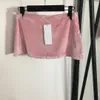 23SS Women Designer Clothing Zestaw spódnicy Flocking Logo Schodowanie T-shirt krótkie rękaw