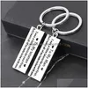 Key Rings Scpture Letter Keychain To My Women Men Handbag Hangs Couple Lovers Fashion Jewelry Will And Sandy Drop Ship Delivery Dhifl