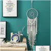 Other Arts And Crafts 25Cm Rame Wall Hanging Tapestry Diy Handmade Woven Home Decor For Bedroom Boho Drop Delivery Garden Dhmzr