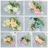 Decorative Flowers Beautiful Artificial Roses Silk Fake Flower For Wedding Home Living Room Table Decoration Accessories Garden