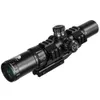 FIRE WOLF 1.5-4X30 Hunting Tactical Optical Rifle Scope with Red Green Illuminated Cross Turret lock Scope Range Airsoft Mirror