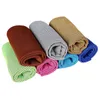 Été Sports de plein air glace froide serviette écharpe course Yoga voyage salle de sport Camping Golf Sports serviette de refroidissement rhumes enveloppement du cou