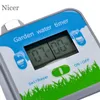 Vattenutrustning Automatisk Digital Water Timer Garden Irrigation Stor LCD -skärmläckage Förebyggande för gräsmatta System