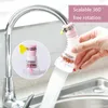 Kitchen Faucets Faucet Filter Household Rotating Sprinkler Retractable Nozzle Plastic Vegetable Washing Tool Water Saving Tools