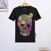 Phillip Plain Designer Pp Skull Diamond T Shirt Manga Curta Dollar Brown Bear Marca T-shirt O-neck Alta Qualidade Skulls T-shirts Tops 07 16 RGSL