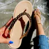 Hausschuhe UFLAME Frauen Schuhe Flache Metallkette Sandalen Flip-Flops Damen Damen Sandale Outdoor Strand Sommer 2023