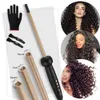 Krultangen 9mm Super Slim MCH Strakke Krullen Wand Ringlet Afro Haar Krultang Krultang Eetstokje 230605