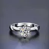 Voor Vrouwen Mannen Lab-grow Diamond Ring Sieraden Geschenken 925 Sterling Zilver Wit Princess Cut Moissanite Ring Ketting Oorbellen