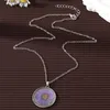 Pendant Necklaces Colorful Eternal Daisy Flower Plant Necklace For Women Boho Round Artificial Dried Choker Clavicle Wedding Party Jewelry