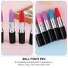 20st Studenter Lipstick Vackra pennor som skriver hem present Boll-punkt Bollpunktskolan Boll Multi-Pen Novel Stationy Stationery