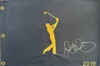 Rory McIlroy Autograferad signerad signaturerad auto samlarmästare Open Golf Pin Flag