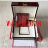 Luxury High Quality Boxes Topselling Red Nautilus Original Box Papers Card Wood Handväska för Aquanaut 5711 5712 5990 5980 Watch Box272K