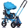 Wózki# Baby Tricycle Bike 3 w 1 płaski leżący wózek wózek Trike Regulowane obrotowe siedzisko Składany parasol dziecięcy {kategoria}