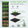 Planters Pots DESIGN Vertical Hanging Garden Planter Flower Pots Layout Waterproof Wall Mount Hanging Flowerpot Bag Indoor Outdoor Use 230606