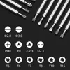 Schraubendreher 12-in-1-Schraubendreher-Set, manipulationssicherer magnetischer Schraubendreher-Bit, Sechskant-Torx-Schraubendreherkopf, flache Reparatur, isoliertes Präzisions-Handwerkzeug 230606