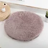 Nouveau rond en peluche chat lit maison chat tapis hiver chaud sommeil chats nid doux longue peluche chien lit coussin pour animaux de compagnie pour chats chien lavable