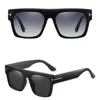 Tom for Men Sunglassesブランドデザイナーファッションラグジュアリーアウトドア夏の特大の広場ビンテージフラットトップサングラス2022女性サングラスアイウェア