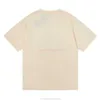 デザイナーファッション服Tシャツアメリカン2022SS RHUDE HUMAL BODY YOGA COMPASSプリントダブルヤーンピュアコットン半袖男性女性ティーンエイジャー