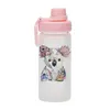 Butelki z wodą INS Funny Flower Animal Printed Cup Butelka 450 ml mas do publimienia puste klasyczne dostosowanie Kettle unisex