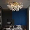 Chandeliers Pendant Lights LEDLuxury Crystal With Branches In Living Room And Bedroom Decorative Lighting