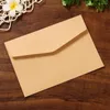 Wrap Prezent 24PCS Kraft Paper w stylu europejskim Vintage Business Envelope Koperty pocztówkowe (czarny biały i beżowy kolor)