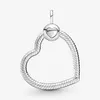 Love Heart Collar colgante para Pandora Auténtica plata esterlina Diseñador de joyas de boda Collares para mujeres Novia Regalo Charm collar con caja original
