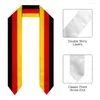 Écharbes Graduation Sash Germany Flag Swarf Châle volée saphir bleu avec étoile Stripe Bachelor Robe accessory Ribbon 180 14cm