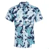 Camisas casuais masculinas estampadas florais manga curta top verão praia camisa para homens roupas drop delivery vestuário masculino Dhuv7