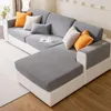 Pokrywa krzesła Eifloy Solid Chenille Universal Sofa Cover Stretch 2/3 SEATER Indywidualny siedzenie Poduszka bez poślizgu Fotela