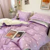 Bedding sets Ins Princess Pink Heart Duvet Cover Home Textile Pillow Case Bed Sheet Kids Girls Bedding Covers Set King Queen Twin Cute Kawaii 230605