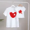 Passende Familien-Outfits Sommer-Familien-passendes T-Shirt Liebe Mama und Mädchen Ärmel kurze Mutter und Tochter Baby Kinder Outfits Look T-Shirt Niedliche Oberteile 230605