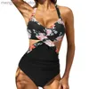 Women's Swimwear Patchwork Sexy One Piece Large Swimsuits Closed Plus Size Swimwear Female Body Bathing Suit For Pool Beach Women's Swimming Suit T230606