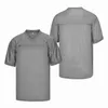 Custom Grey Authentic Football Jersey Stitching Name Number Size S-4XL