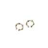 Dos Boucles D'oreilles 1 Paire Sans Percé Créatif 14K Plaqué Or Clips D'oreille Simple Et Mignon Belle Boucle D'oreille Cadeau Petite Amie