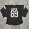 69 Shoresy Sudbery Blueberry Letterkenny Hockey Jersey Spot Rush Achat Black Blue Custom n'importe quel numéro n'importe quel nom