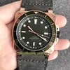 Other Watches ZW Quality INSTRUMENTS 42mm BR 03-92 DIVER BR0392-D-G-BR/SCA Green Dial Japan Miyota 9015 Automatic Mens Watch AISI316L Case Leather Watches J230606