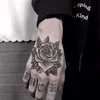 Tymczasowe tatuaże wodoodporne tatuaż naklejka róży Rose ręka