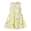 Girl's Dresses Korean Version of Girls' Summer Dress Sleeveless Baby Collar Sundress Children's Cotton Princess 230606