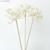 3 PCS Rose Fleur Rotin Bâtons Parfums Sans Feu Reed Diffuseur Bâton Diy Ornements Décor À La Maison L230523