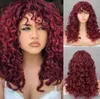 Ladies' 15 Inch Small Curl Synthetic High-Temperature Silk Rose Net Wig Various Styles Available Stylish and Comfortabl