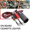 Neue 12 Volt Batterie Terminal Clip-on Zigarre Zigarette Leichter Steckdose Adapter Stecker Auto Boot Van Für Camping